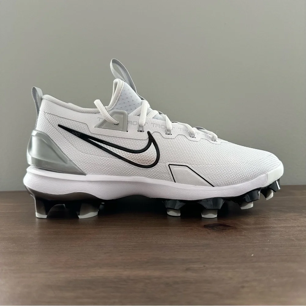 Nike Force Trout 9 Elite MCS Baseball Cleats Mens‎ FZ0884-102 White